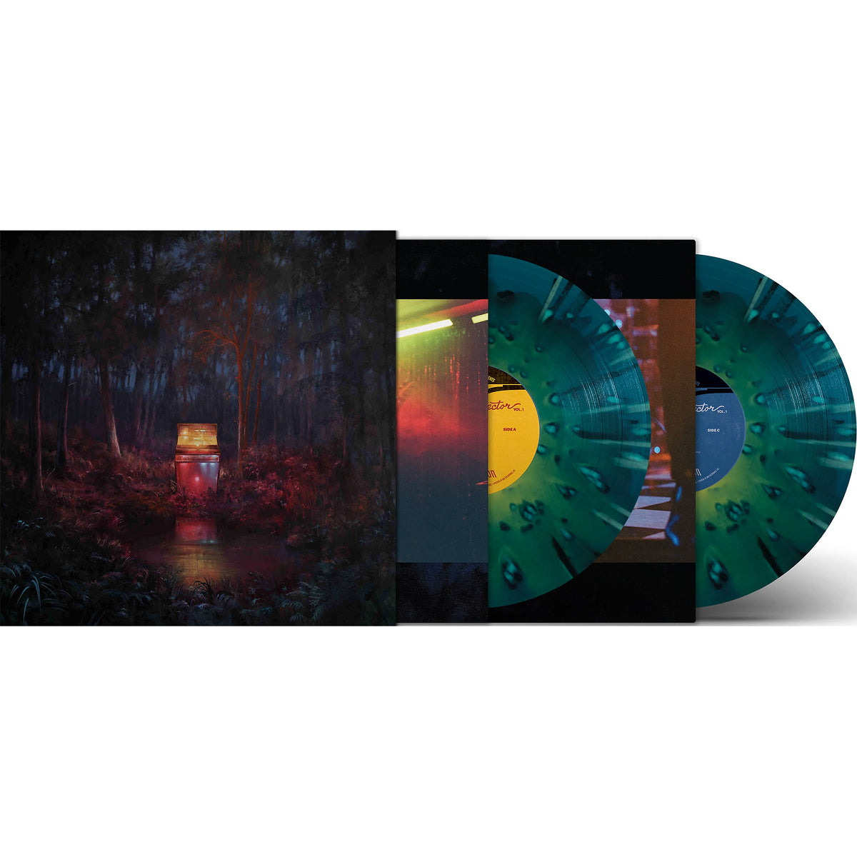 Lord Huron - Cosmic Selector Vol. 1 packshot, green vinyl with glow splatter effect, indie folk collection available at ToucanRecords.com