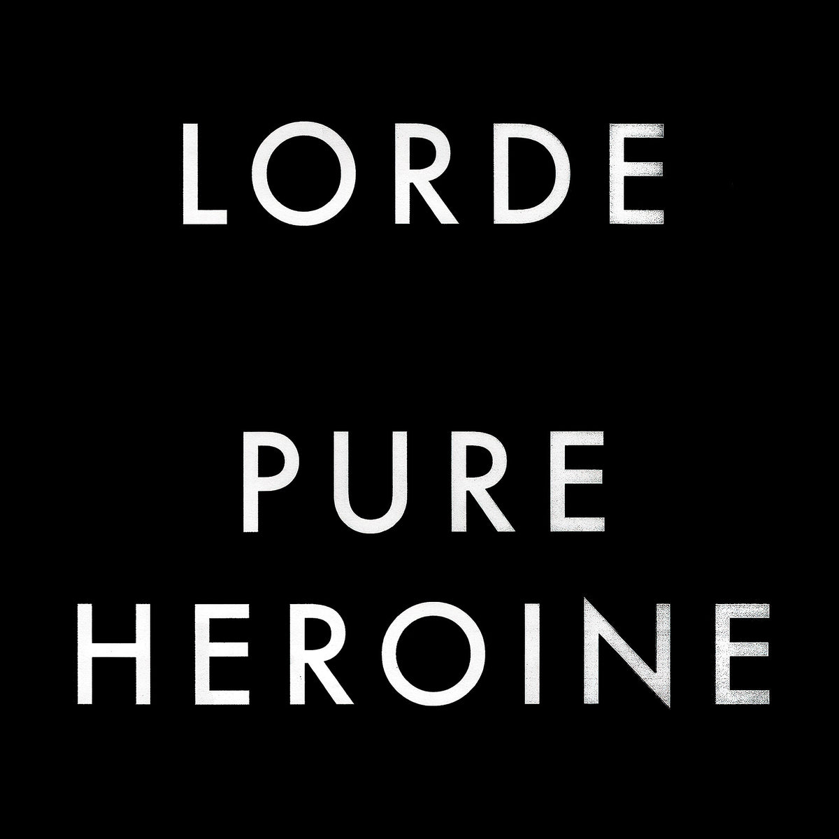 Lorde, Pure Heroine, cover, album, album art, vinyl
