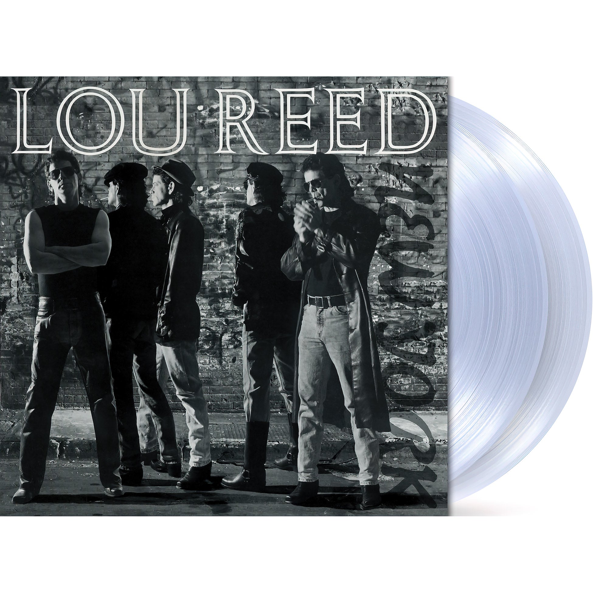 Lou Reed New York vinyl record packshot, Rocktober 2021, Indie Exclusive, Limited Edition, crystal clear 2LP with gatefold, alternative rock classic