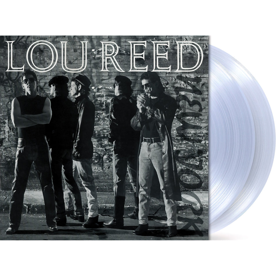 Lou Reed New York vinyl record packshot, Rocktober 2021, Indie Exclusive, Limited Edition, crystal clear 2LP with gatefold, alternative rock classic