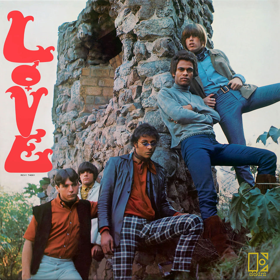 Love Love album cover for the Rocktober limited edition indie exclusive 140g transparent red vinyl LP at ToucanRecords.com