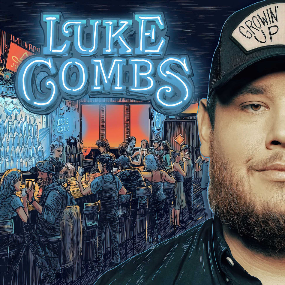 Luke Combs, Growin' Up, cover, albm, vinyl, album art,