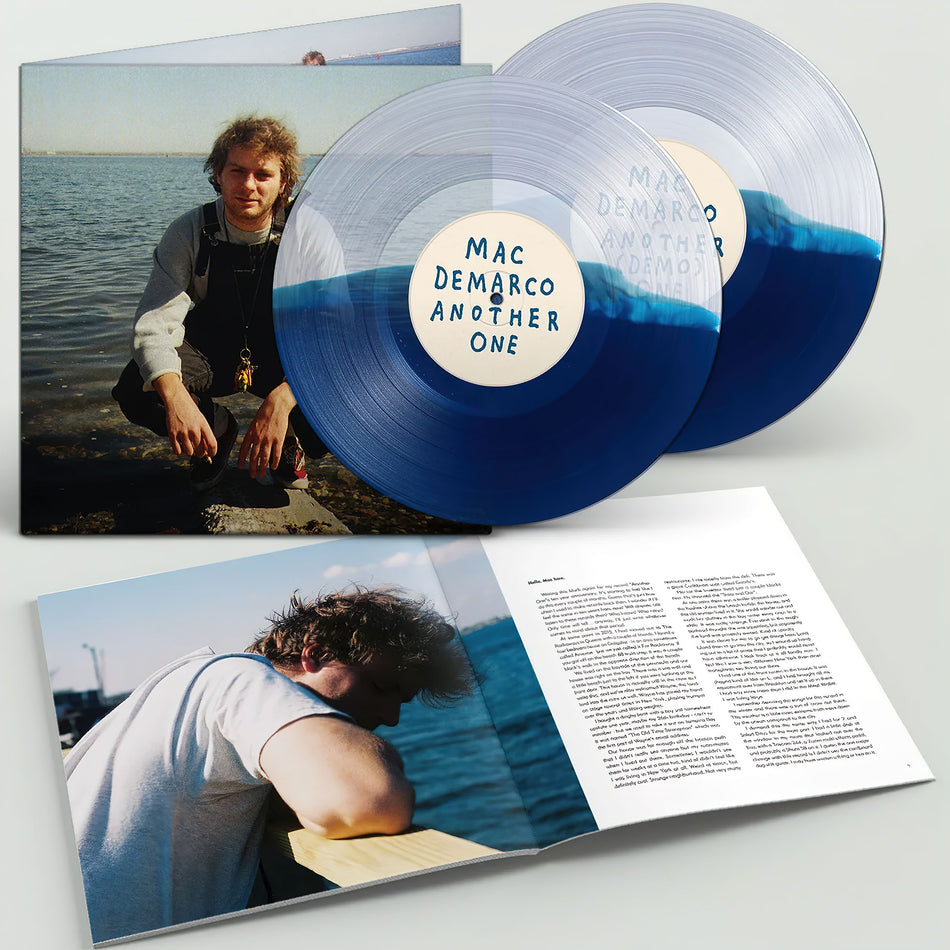 Mac DeMarco - Another One packshot, clear and blue Far Rockaway split vinyl 2LP pressing, indie rock at ToucanRecords.com