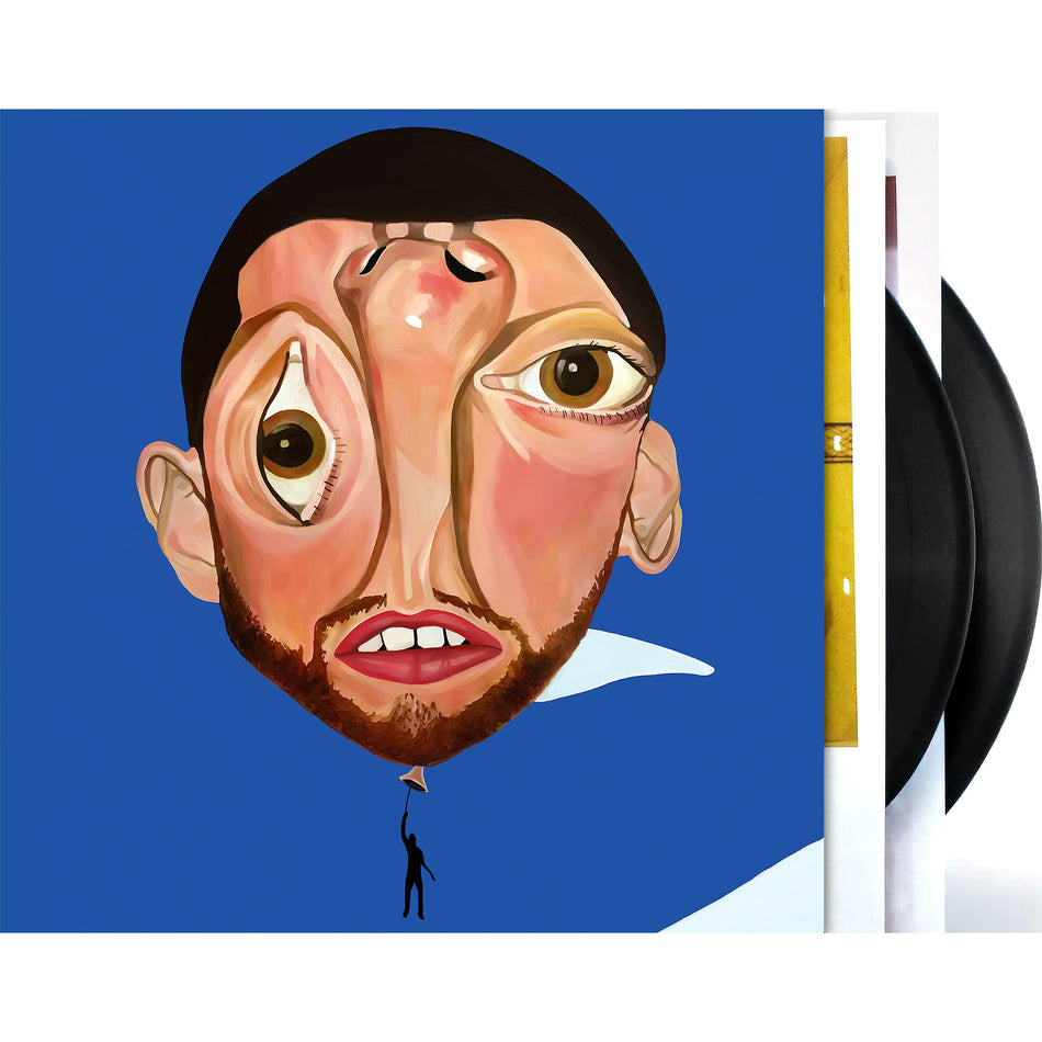 mac miller, balloonerism, packshot, black vinyl, 2 lp, album cover, vinyl, alum art, cover art,