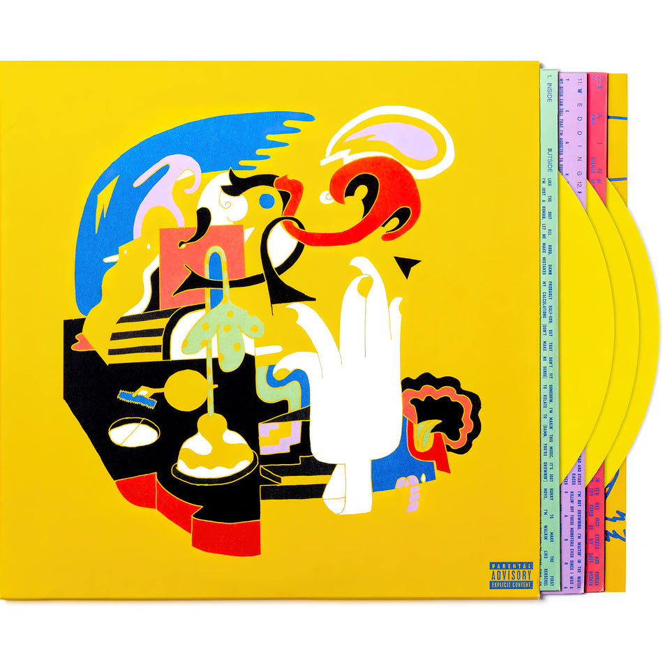 Mac Miller, Faces, 3 LP, Yellow vinyl, Colored Vinyl, cover, album, records, vinyl, packshot