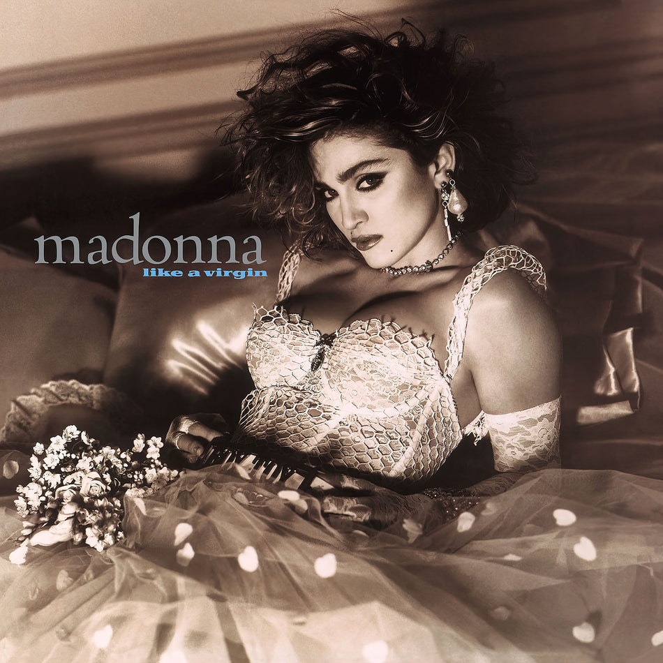 Madonna, Like A Virgin, Limited Edition, 180g, Crystal Clear Vinyl, clear, vinyl, cover art, album, cover
