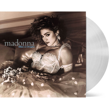 Madonna, Like A Virgin, Limited Edition, 180g, Crystal Clear Vinyl, clear, vinyl, cover art, album, cover, pakshot