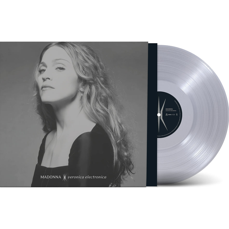 Madonna Veronica Electronica vinyl packshot, Ultra-Clear limited pressing, house and trance remixes