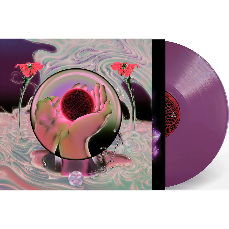 Magdalena Bay Mercurial World vinyl record packshot orchid purple indie exclusive printed lyric inner sleeve is available at ToucanRecords.com