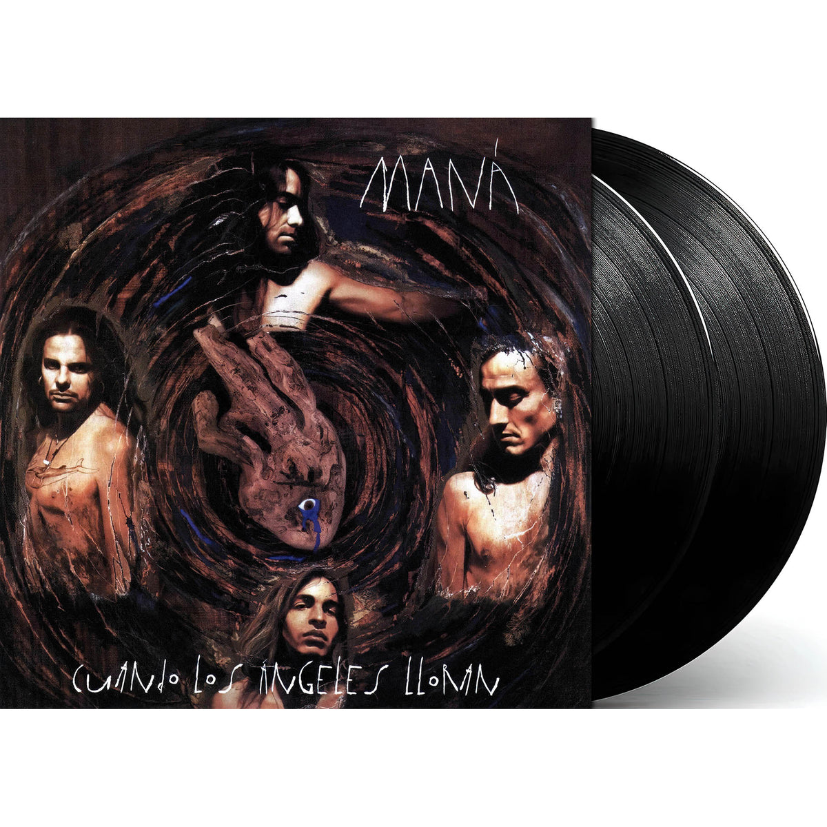 Mana - Cuando Los Angeles Lloran vinyl packshot, 30th Anniversary reissue double LP, Latin rock classic