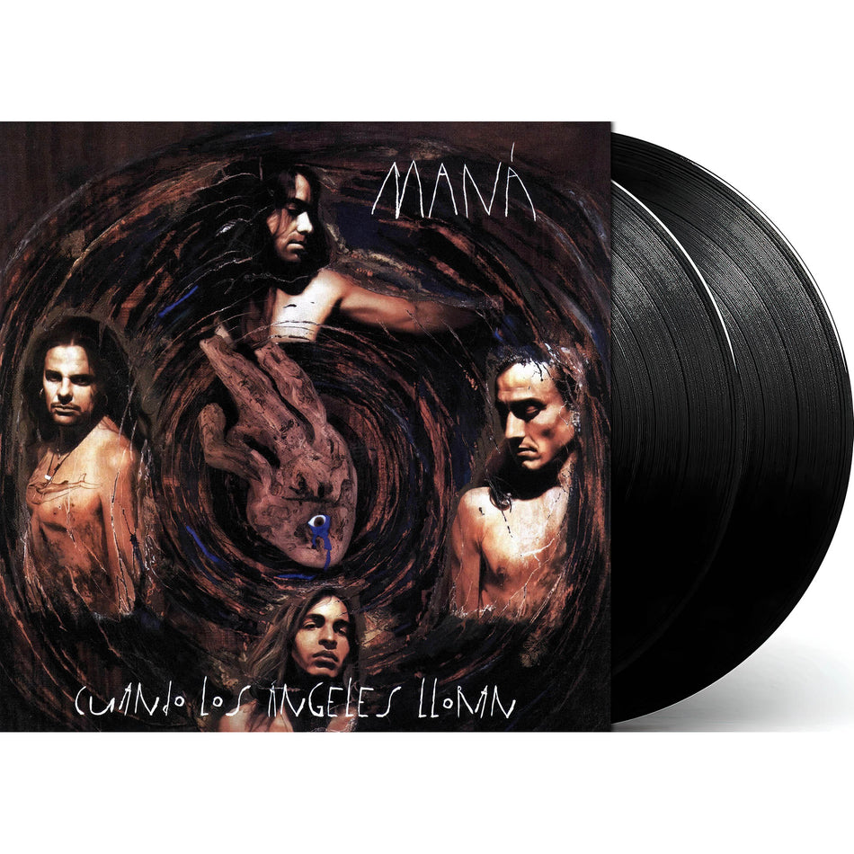 Mana - Cuando Los Angeles Lloran vinyl packshot, 30th Anniversary reissue double LP, Latin rock classic