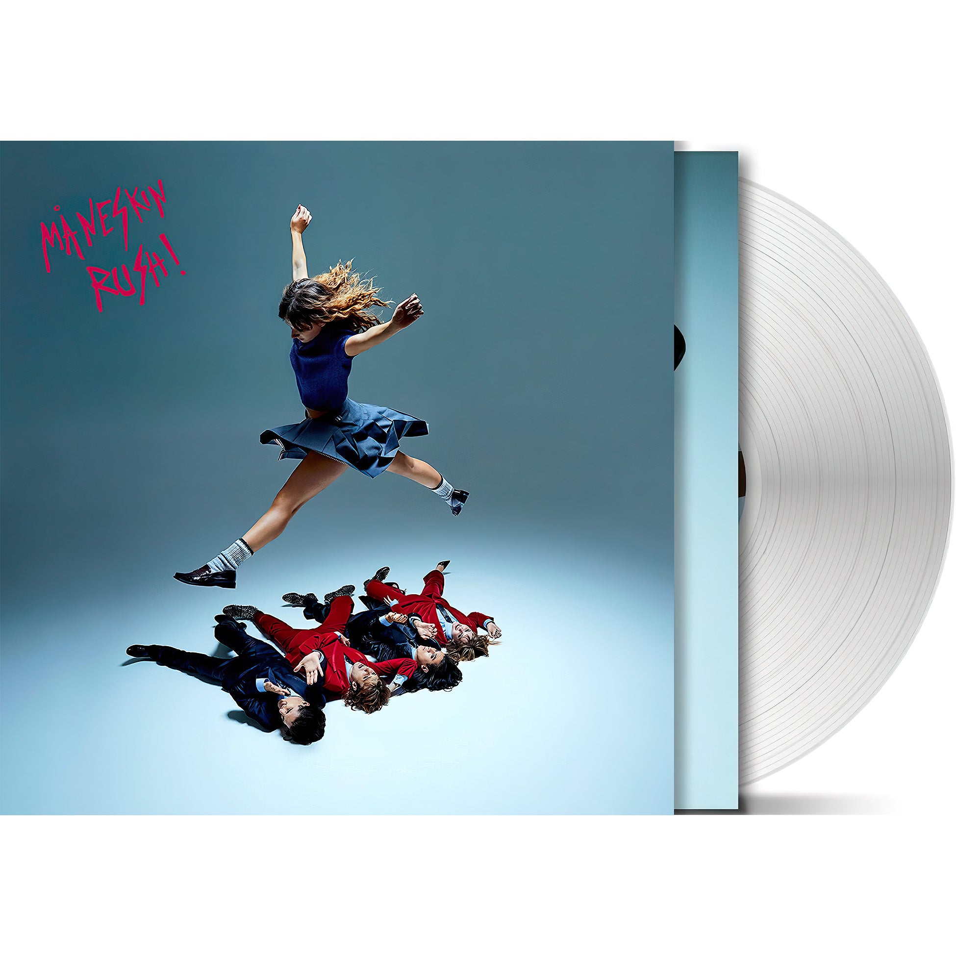Maneskin, Rush, Limited Edition, White Vinyl, Silver Foil, cover, album, album art, vinyl, kools kids, Loneliest, bla bla bla, packshot