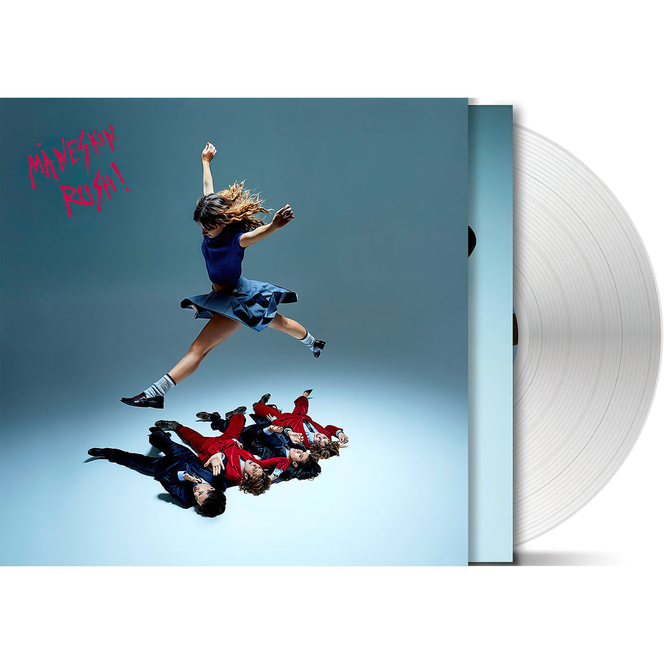 Maneskin, Rush, Limited Edition, White Vinyl, Silver Foil, cover, album, album art, vinyl, kools kids, Loneliest, bla bla bla, packshot