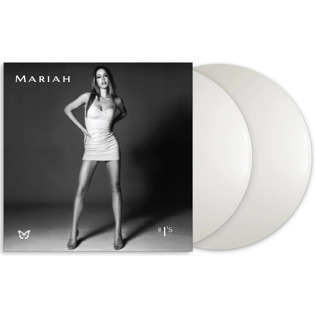 Mariah Carey, #1's, number ones, packshot, greatest hits, 2 LP, White Colored Vinyl