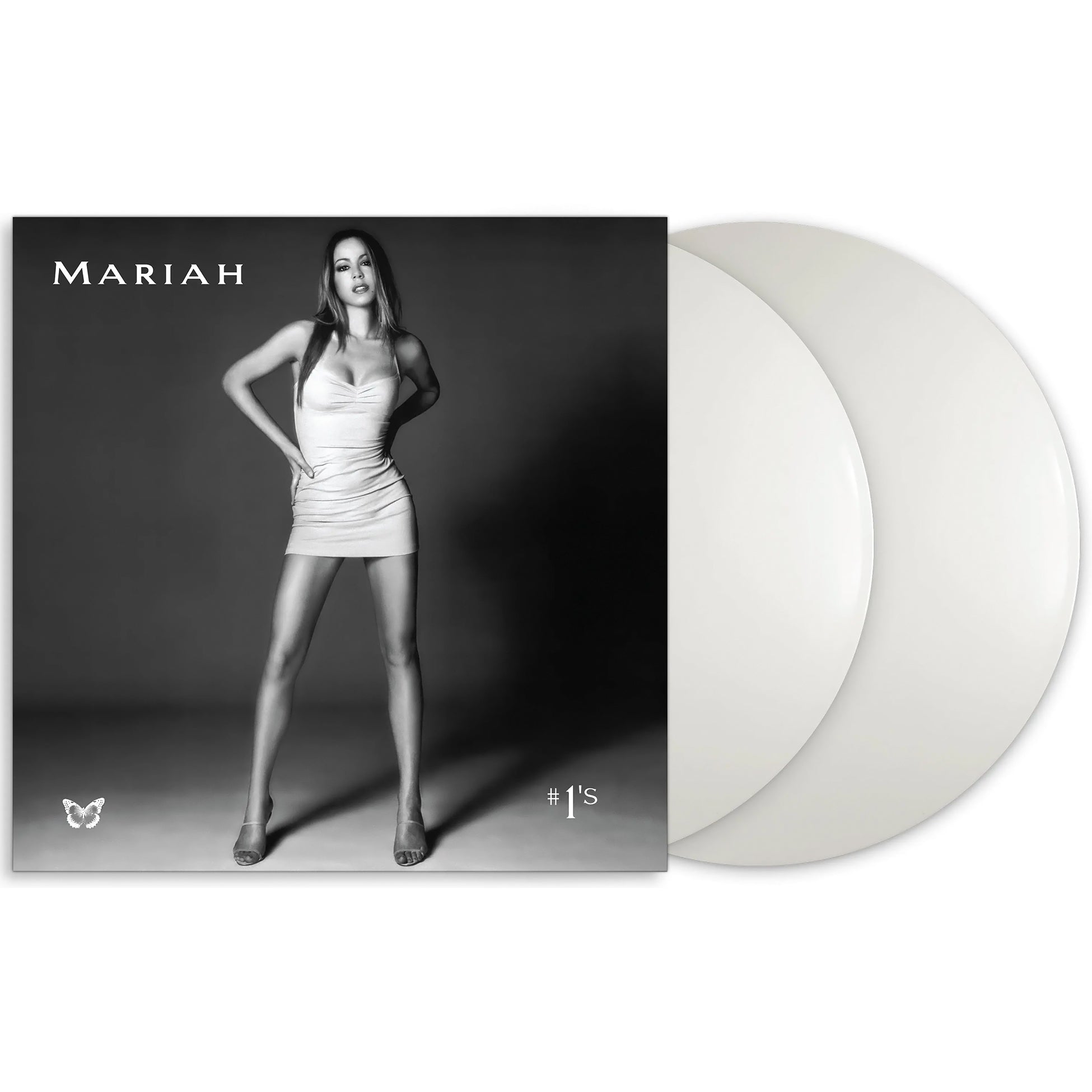 Mariah Carey, #1's, number ones, packshot, greatest hits, 2 LP, White Colored Vinyl