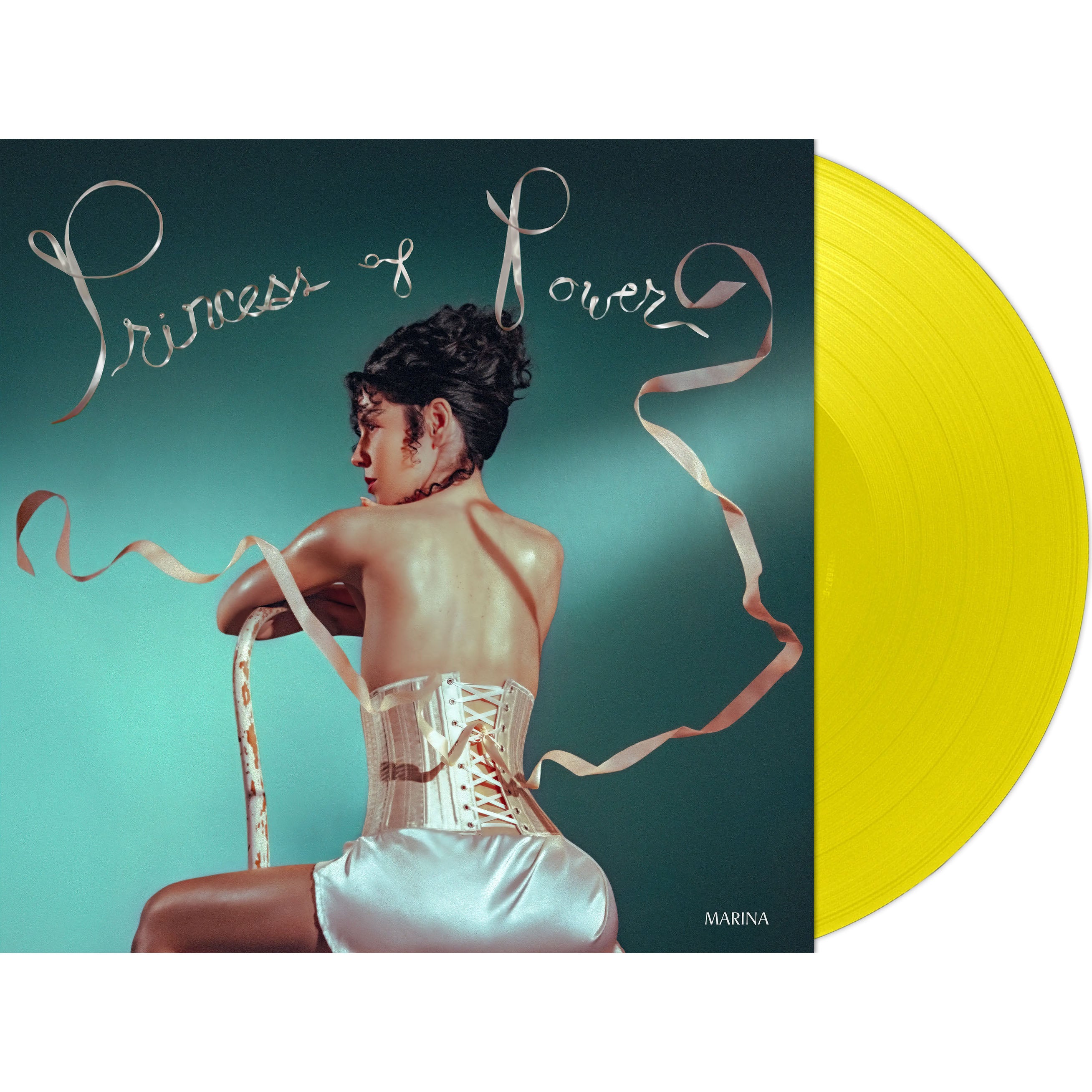 Marina - Princess of Power packshot, yellow vinyl EcoRecord, electro-pop and alternative pop