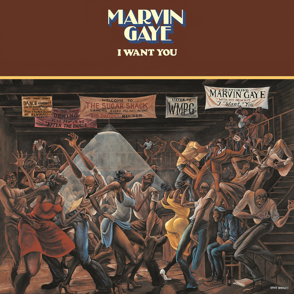 Marvin Gaye - I Want You album cover, 180-gram black vinyl LP, 1976 soul masterpiece