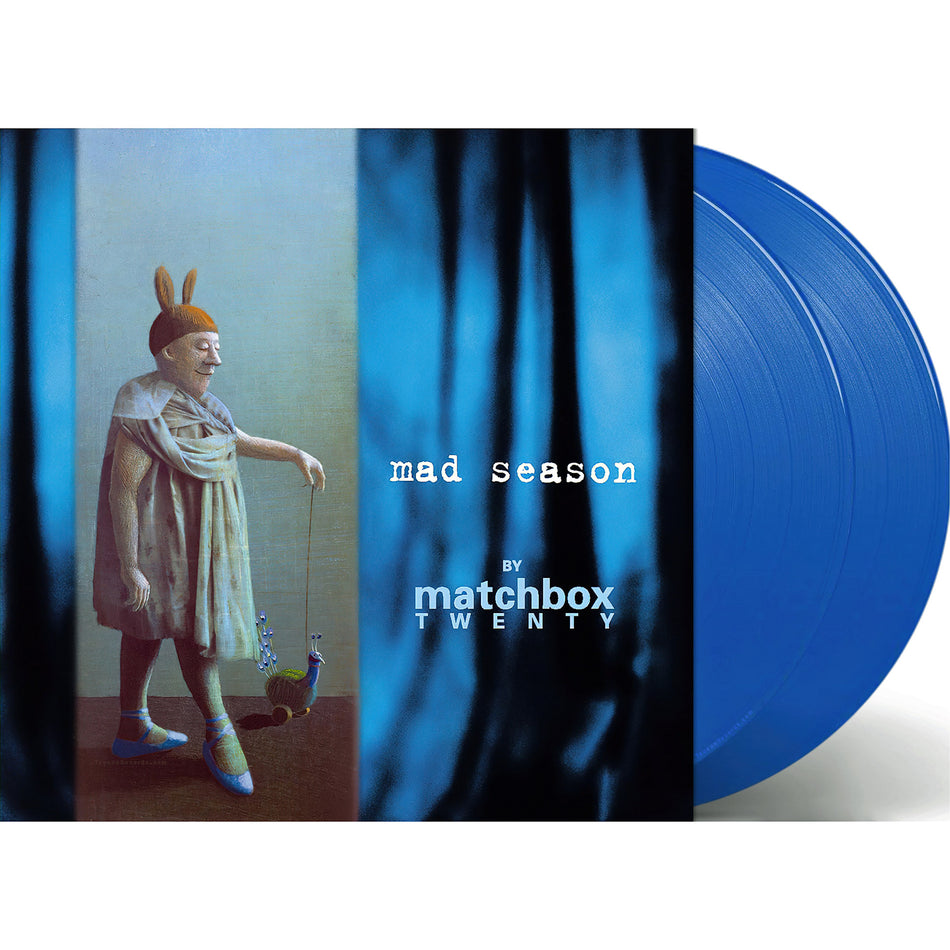 Matchbox Twenty - Mad Season vinyl packshot, Rocktober Indie Exclusive sky blue 2LP pressing