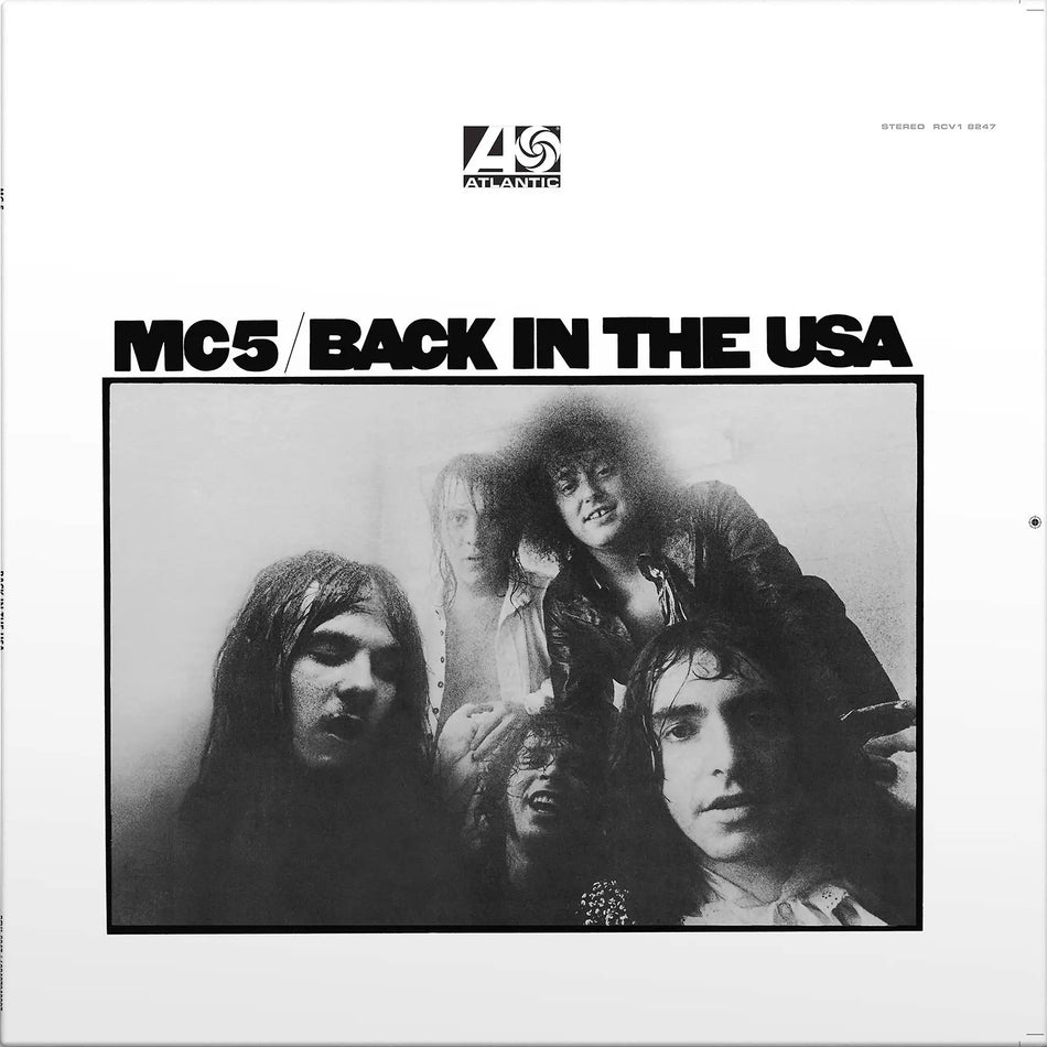 MC5 Back In The USA album cover, crystal clear vinyl, Rocktober Atlantic 75 edition
