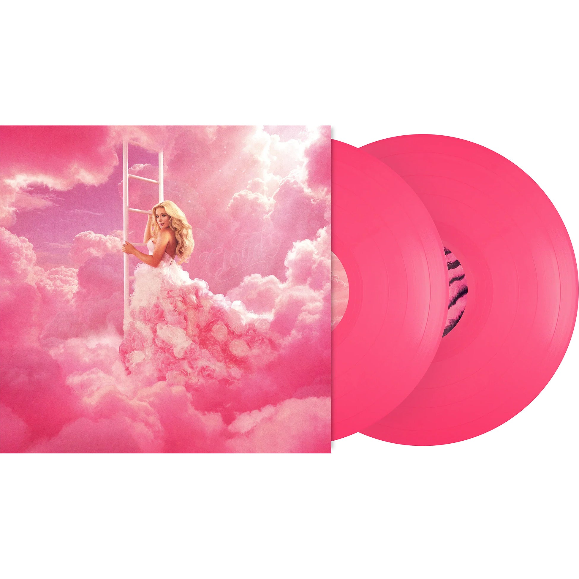 Megan Moroney Cloud 9 vinyl record packshot pink 2LP, gatefold, 24x36 poster, country, Available at ToucanRecords.com