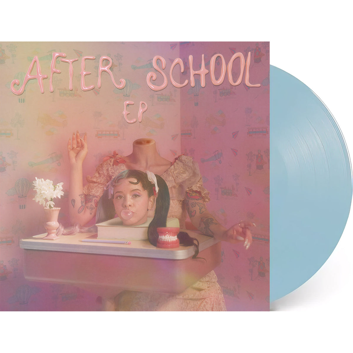 Melanie martinez, after school, baby blue, blue, colored vinyl, packshot