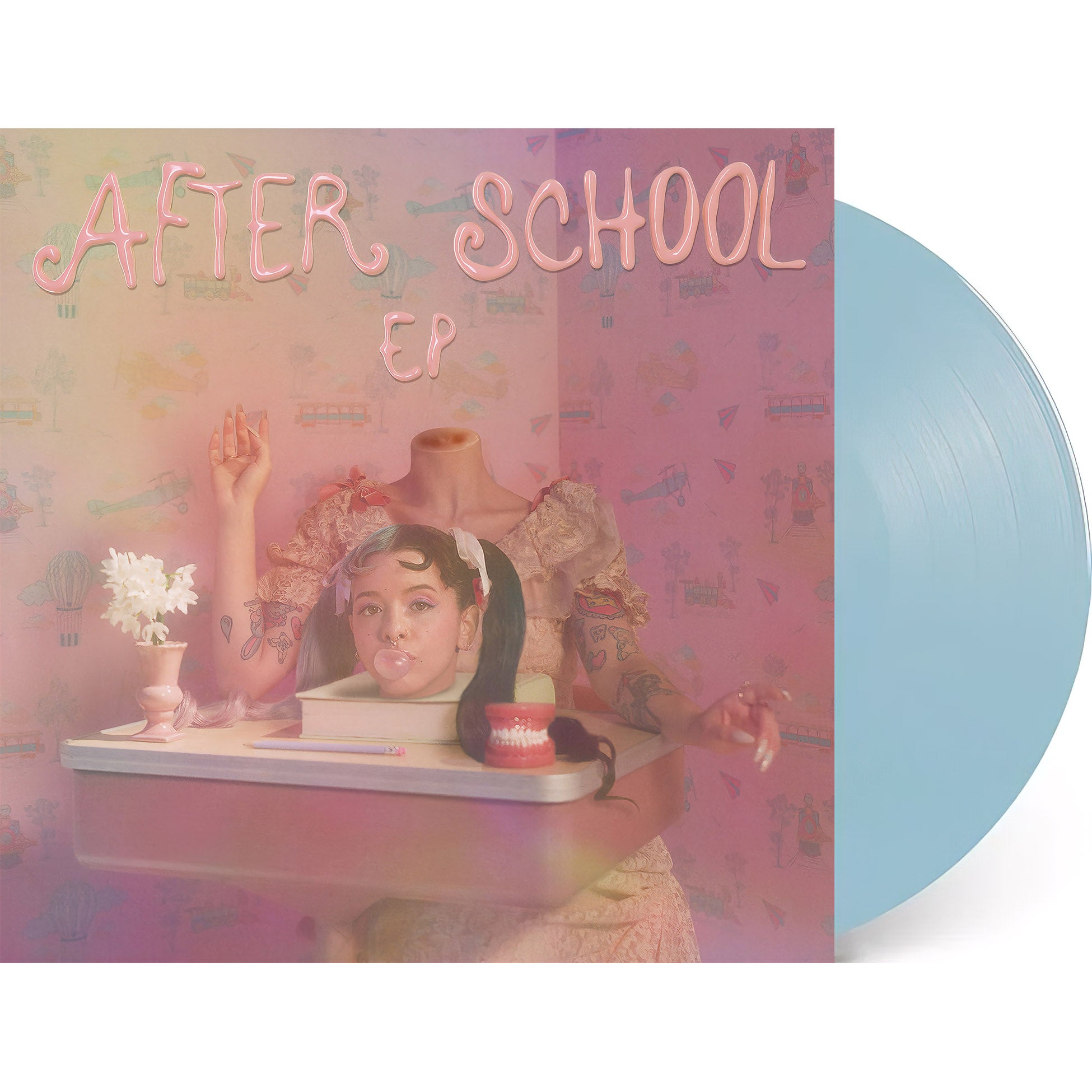 Melanie martinez, after school, baby blue, blue, colored vinyl, packshot