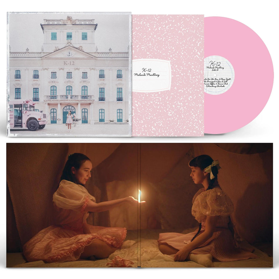 Melanie Martinez - K-12 packshot, baby pink colored vinyl, alternative pop in a gatefold cover