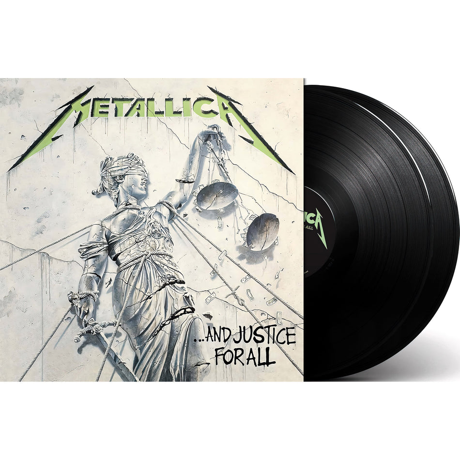 Metallica - ...And Justice For All, black vinyl pressing, thrash metal classic – exclusive packshot from ToucanRecords.com