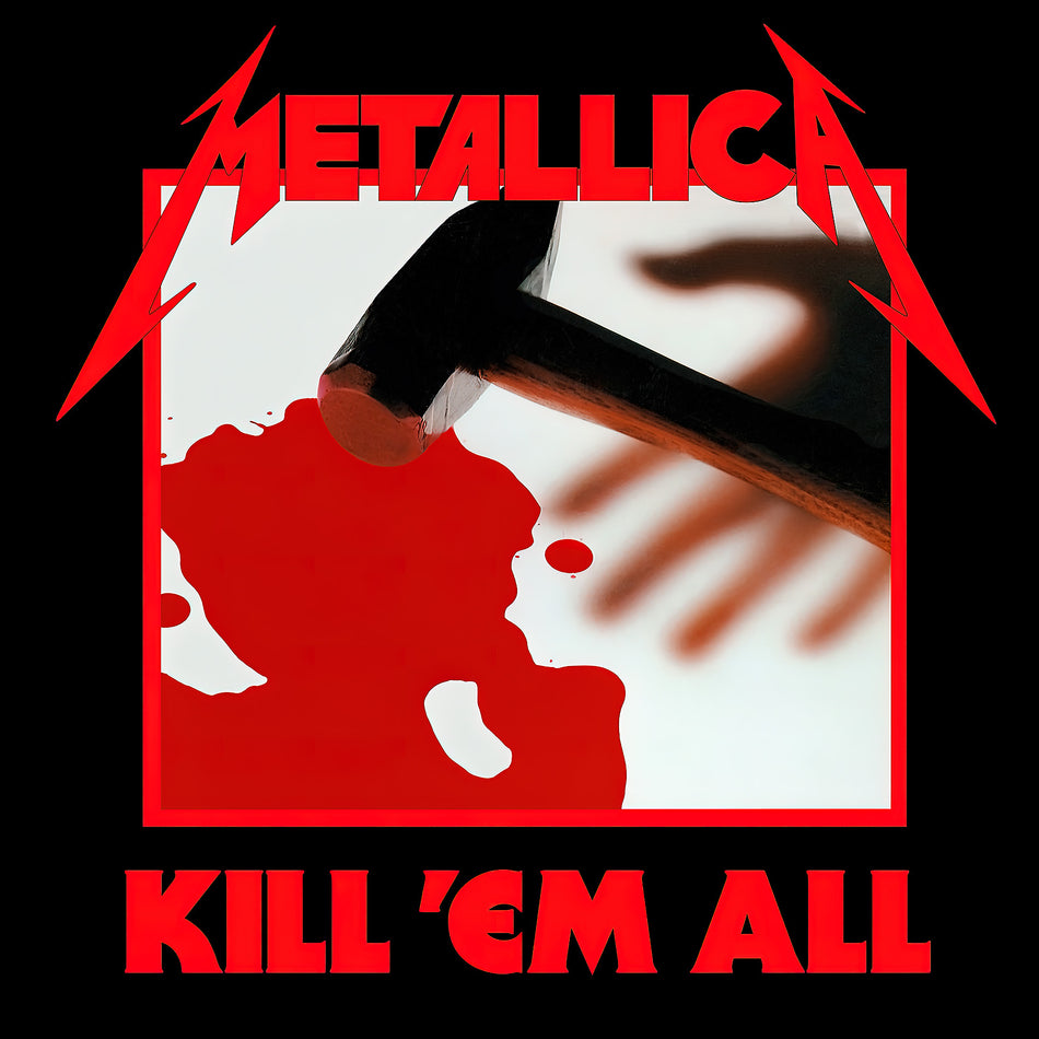 Metallica, Kill 'Em All, 180g Vinyl, cover, album, album art, vinyl,