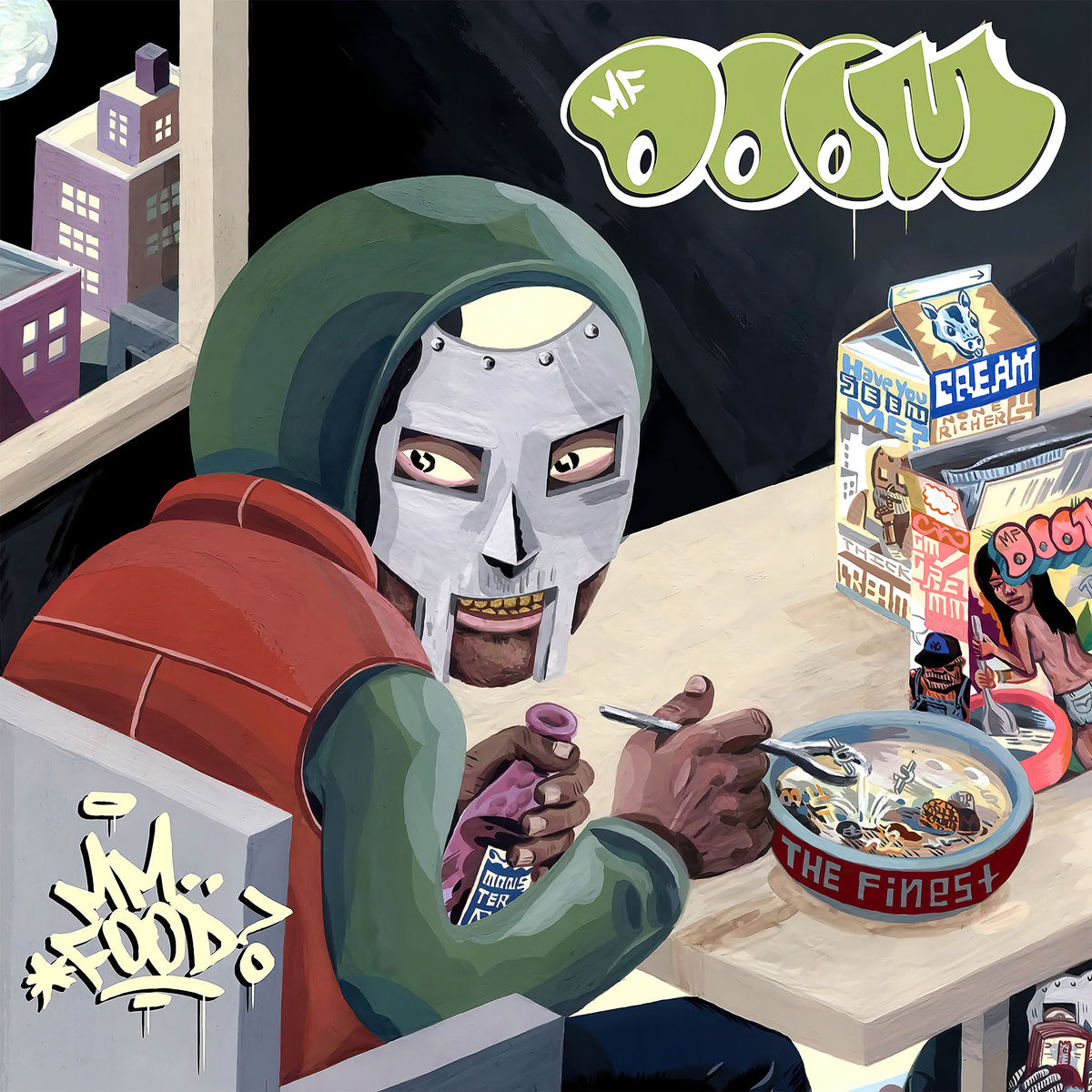 MF Doom, MM..Food, food, Indie Exclusive, 2 LP, Pink Vinyl, Green Vinyl, doom, cover, album, vinyl
