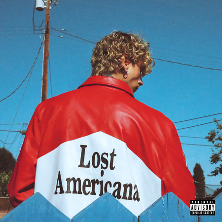 MGK Lost Americana album cover, soda pop bottle green vinyl indie exclusive, alternative rock LP