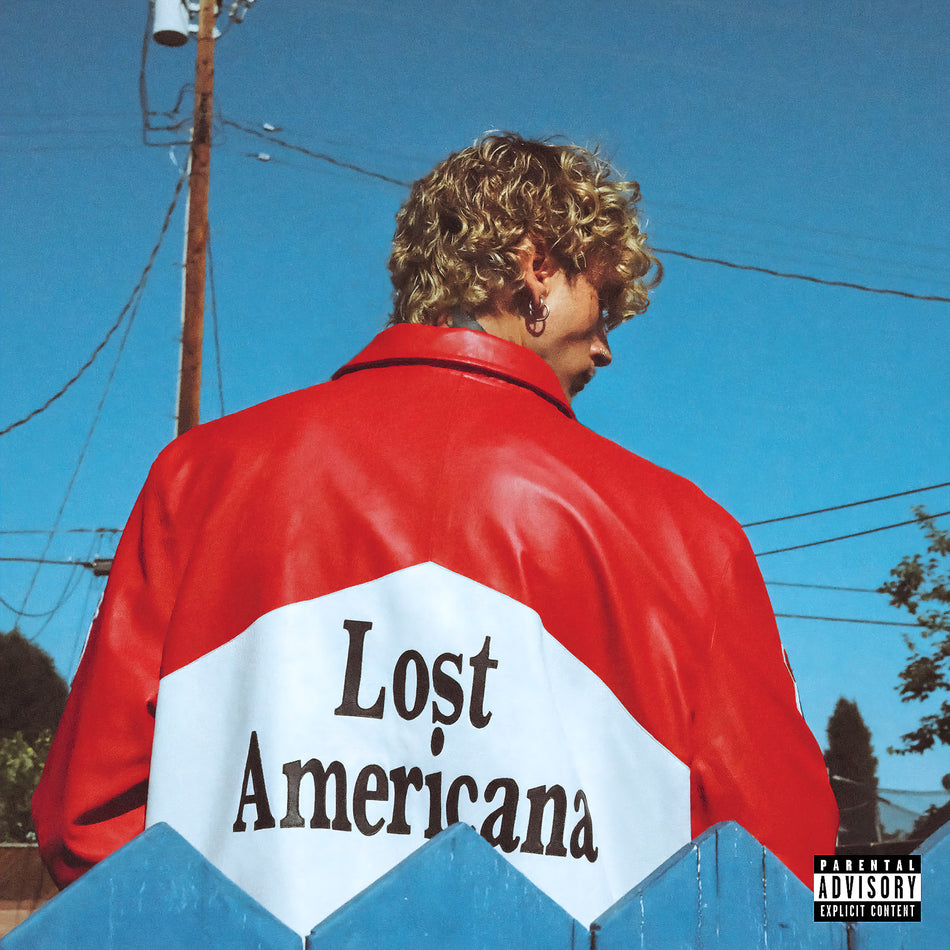 MGK Lost Americana album cover, soda pop bottle green vinyl indie exclusive, alternative rock LP