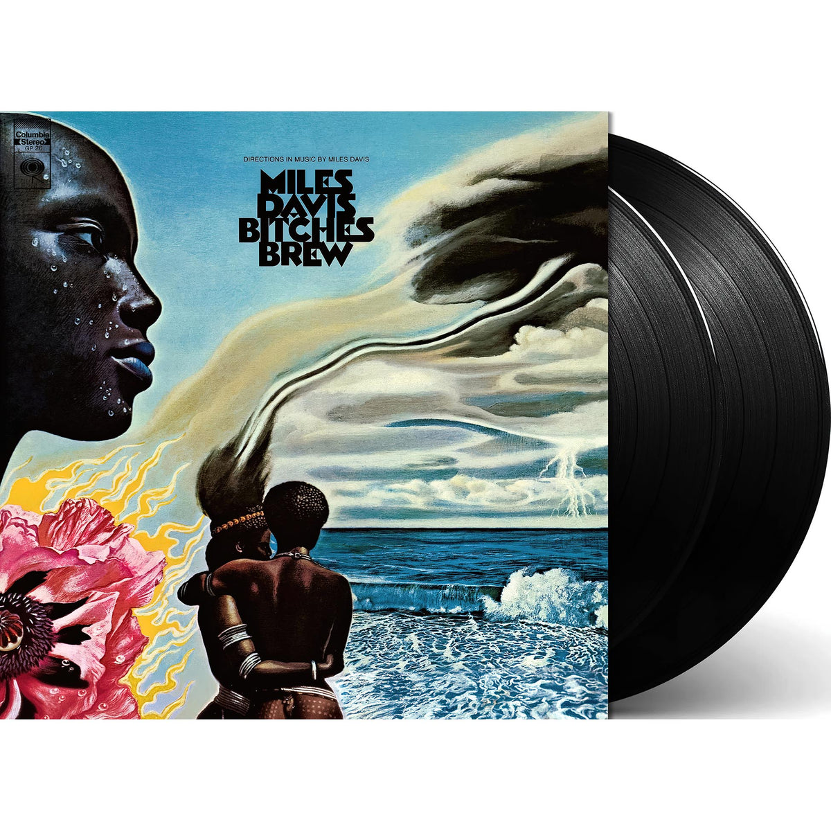 miles davis, bitches brew, packshot, import, 180g vinyl, album cover, cover art, cover, album art, vinyl,