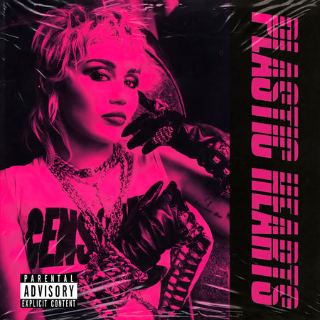 Miley Cyrus - Plastic Hearts album cover, pop rock double LP, original artwork sleeve