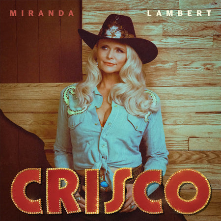 Crisco by Miranda Lambert album cover for the Burnt Leather color vinyl pressing featuring Chris Stapleton and Ella Langley