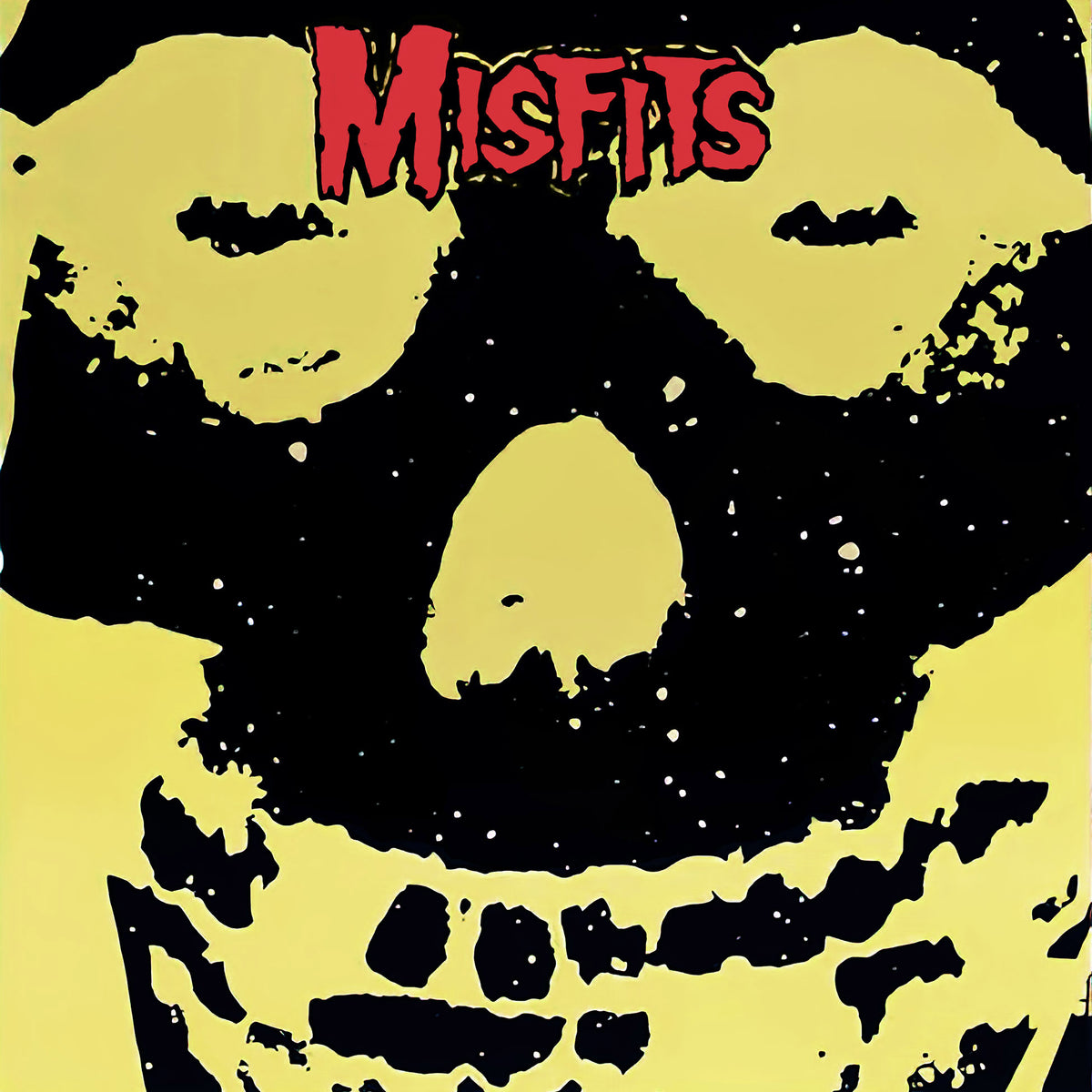 Misfits, Collection, The Misfits, Glenn Danzig, album cover, Danzig, yellow skull, cover, horror music, vinyl, album art, cover art,