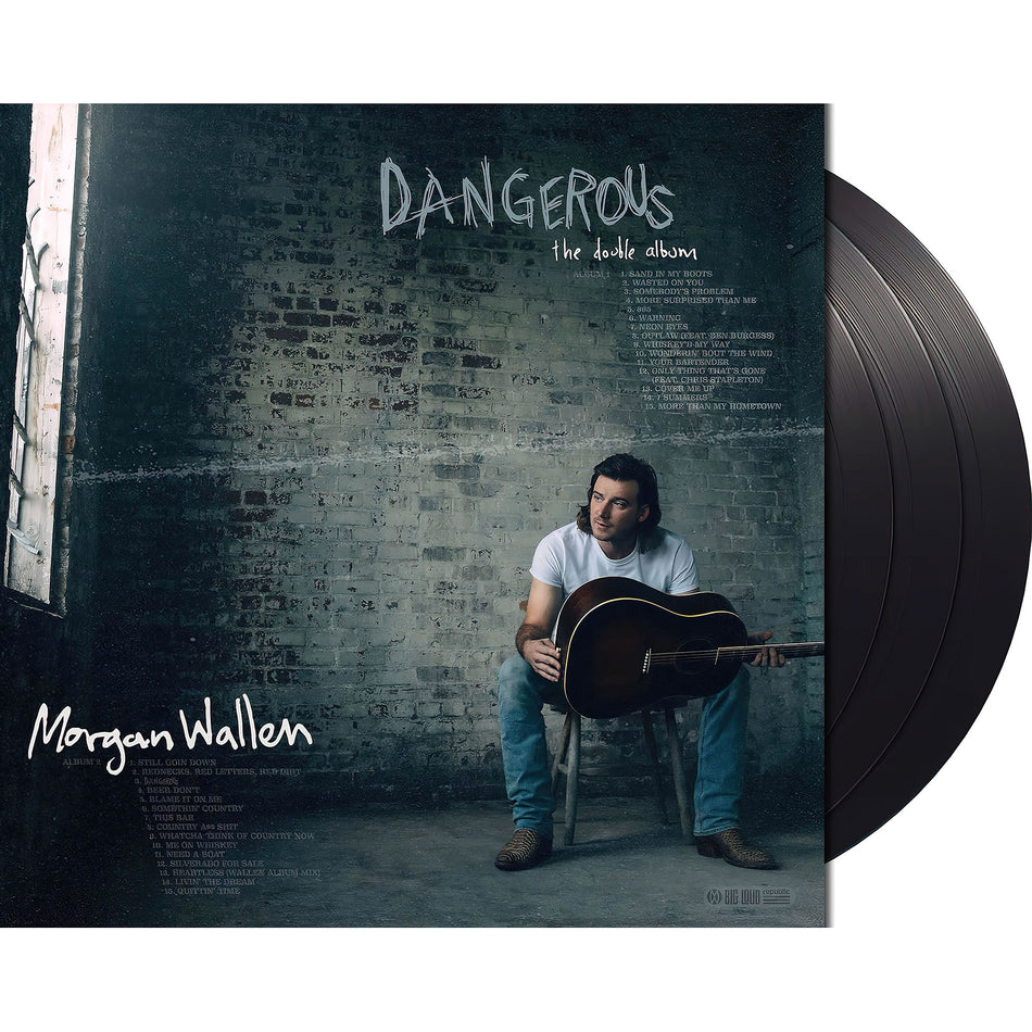 Morgan Wallen - Dangerous: The Double Album packshot, 3 LP pressing, contemporary country collection
