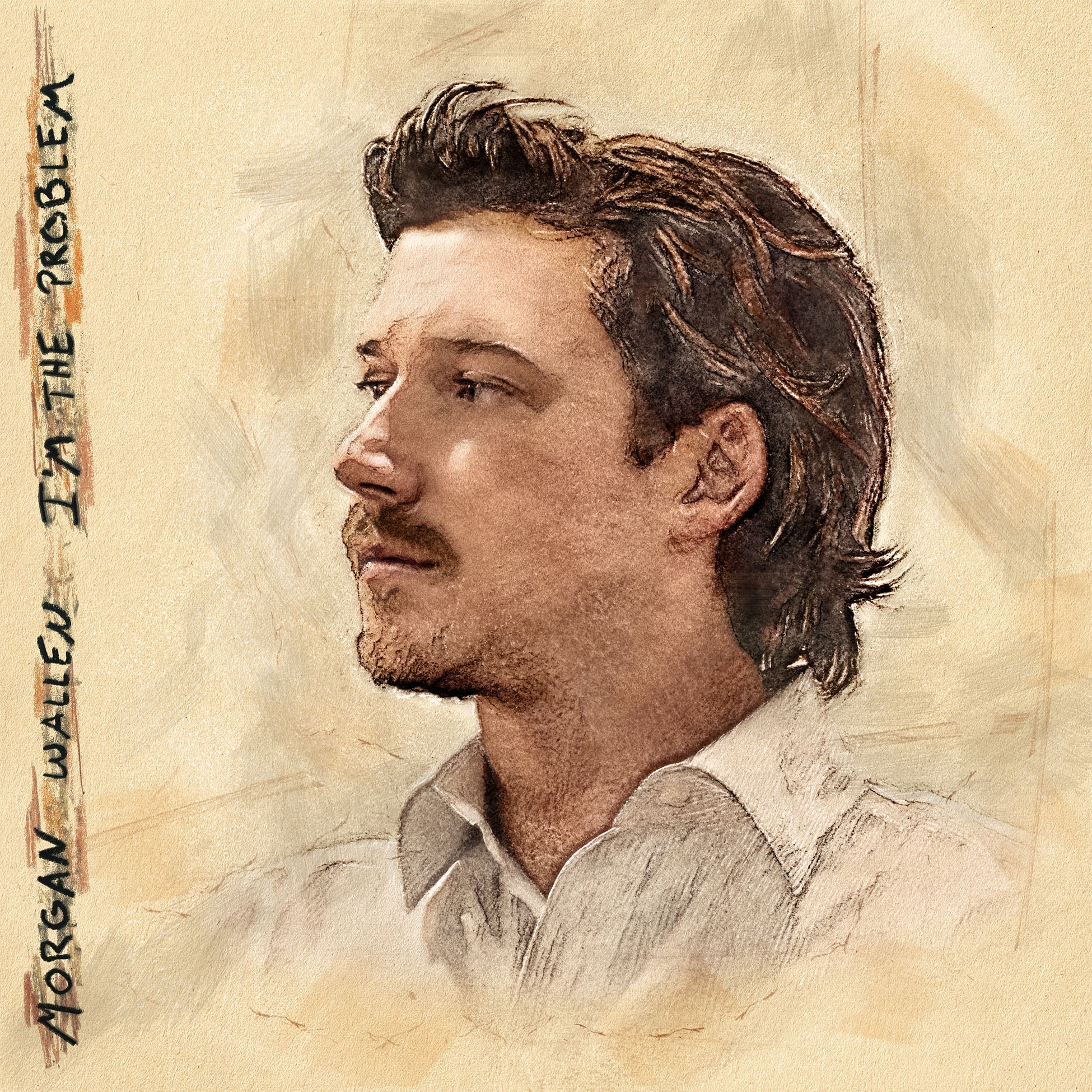 Morgan Wallen - I'm The Problem album cover, 3 LP black vinyl gatefold edition
