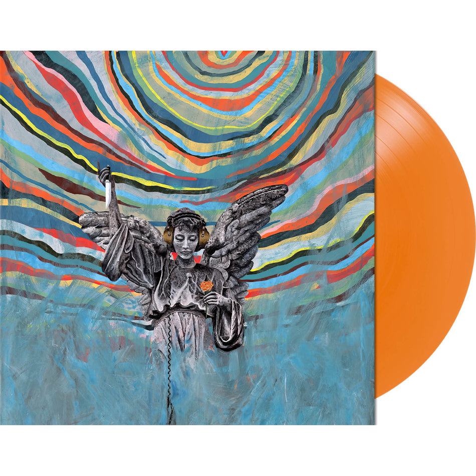 The Same Old Wasted Wonderful World from Motion City Soundtrack, vinyl packshot image, indie exclusive orange pressing, gatefold jacket