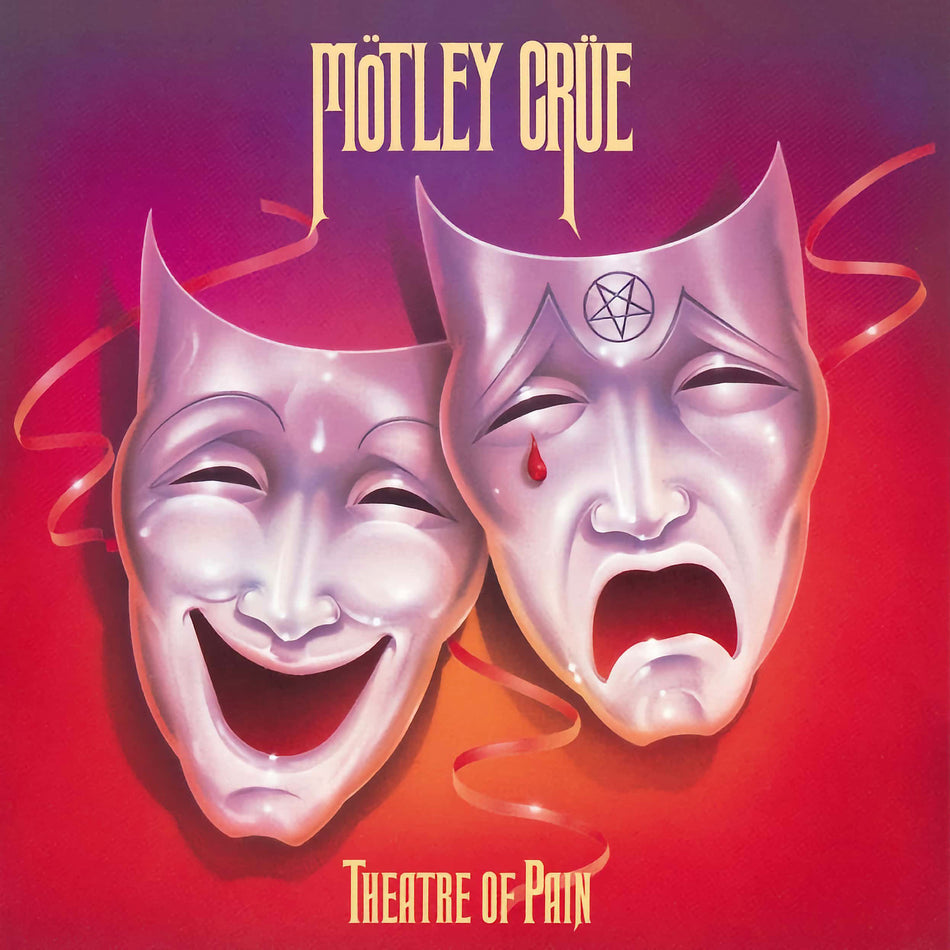 motley crue, theater of pain, home sweet home, mask cover, vinyl, cover, album cover, album art, cover art,
