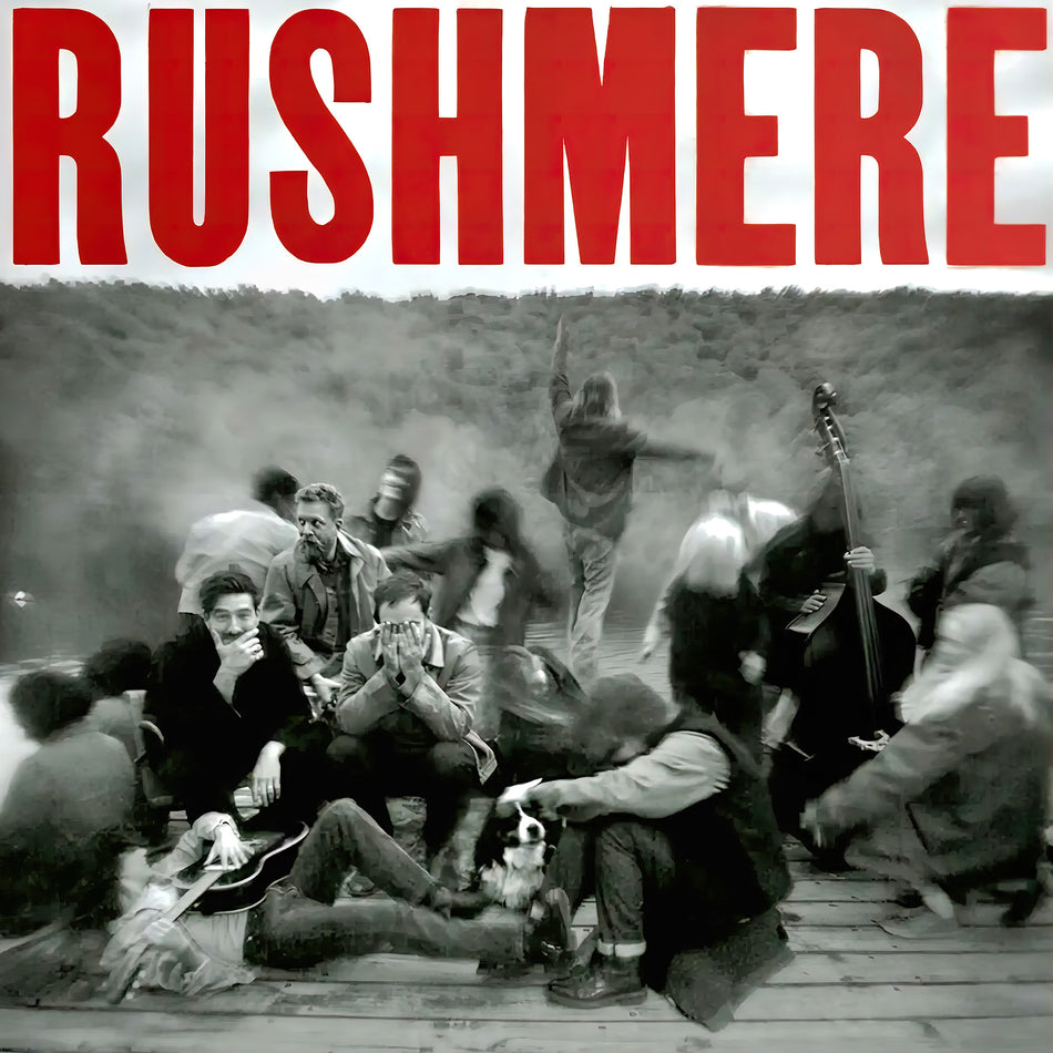 mumford & sons, rushmere, folk rock, album cover, vinyl, bloodshot red, colored vinyl, limited edition, indie exclusive, cover, album art, cover art,