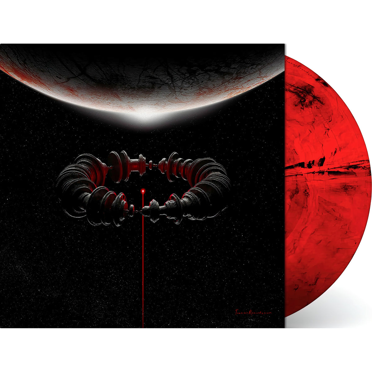 Muse The WOW! Signal packshot for limited Holland import red and black marbled vinyl LP at ToucanRecords.com