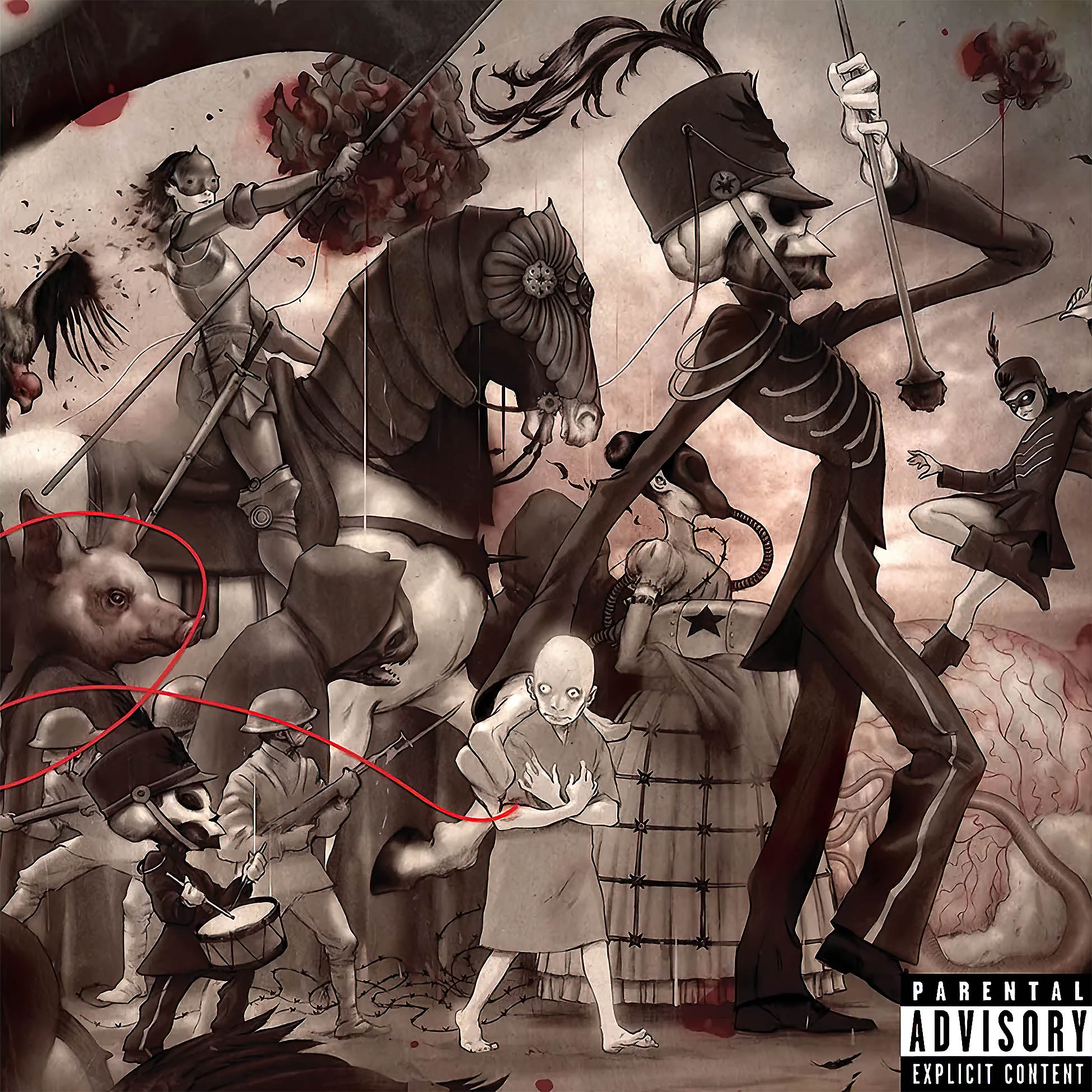 My Chemical Romance, Black Parade, 2 LP, cover, album, album art, vinyl, welcome to the black parade,