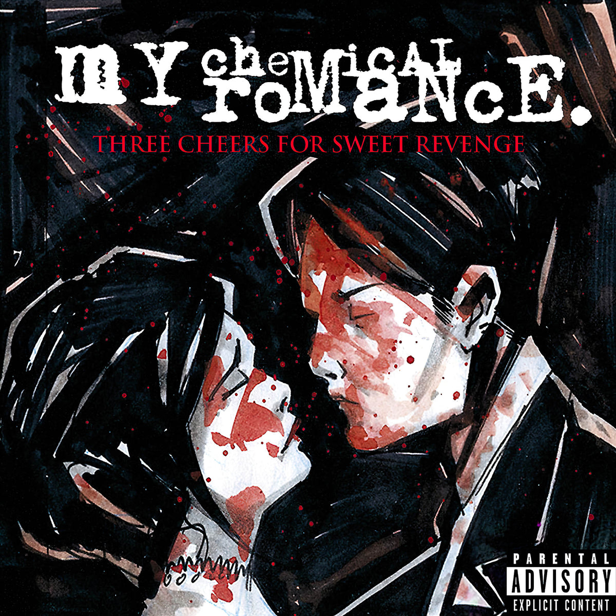 My Chemical Romance, Three Cheers For Sweet Revenge, cover, album, album art, vinyl, I'm Not Okay, I Promise, Helena, The Ghost Of You,