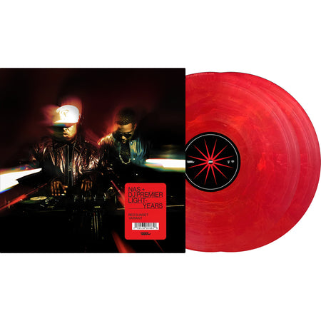 Nas + DJ Premier Light-Years packshot Sunset Red vinyl LP East Coast hip-hop gatefold 2LP