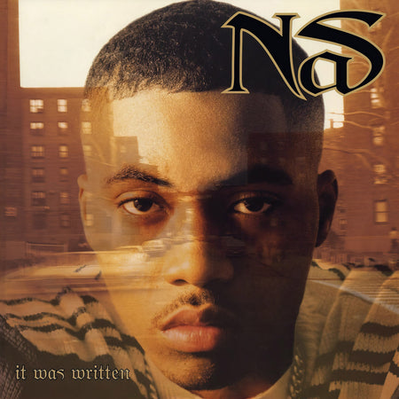 Nas - It Was Written album cover, black vinyl 2LP gatefold, Get On Down reissue with bonus track -- ToucanRecords.com