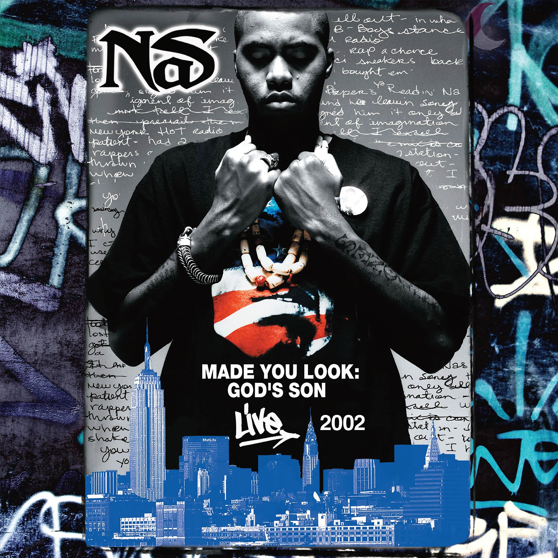 Nas - Made You Look God's Son Live 2002 album cover, RSD exclusive pressing, East Coast hip-hop live recording