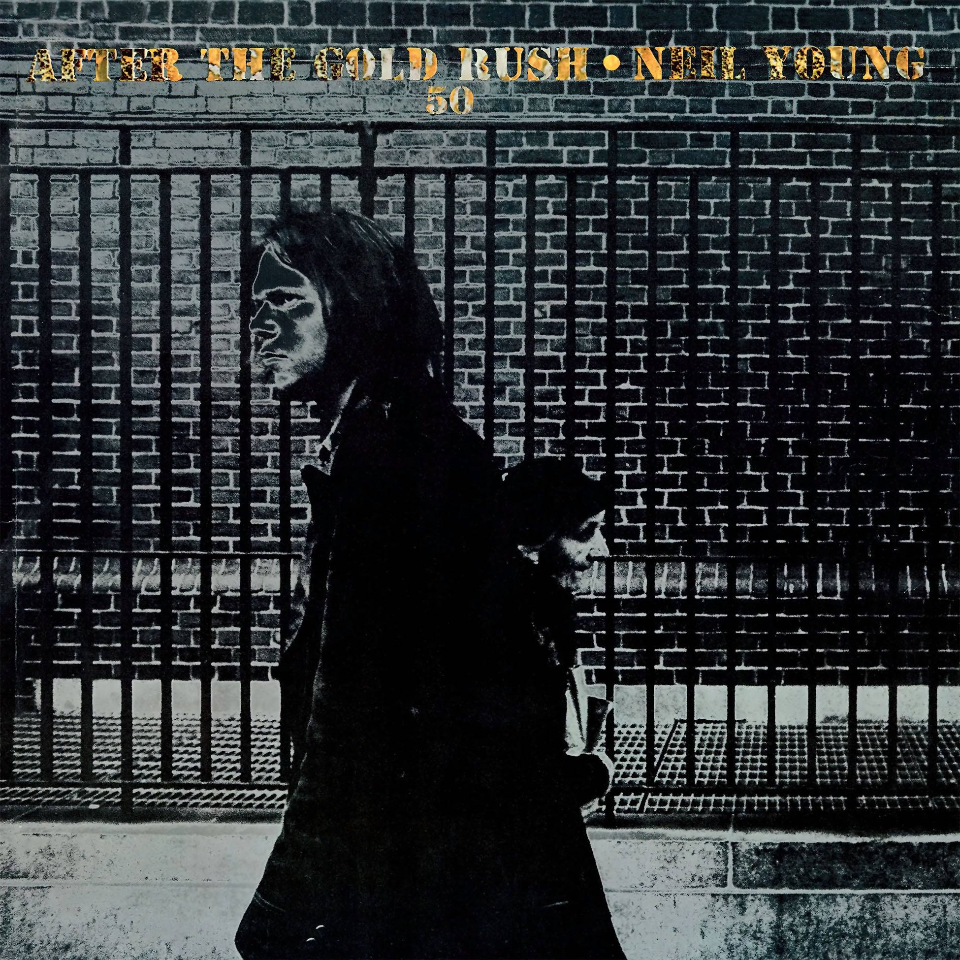 Neil Young - After The Gold Rush album cover, remastered black vinyl LP, 1970 folk rock classic at ToucanRecords.com