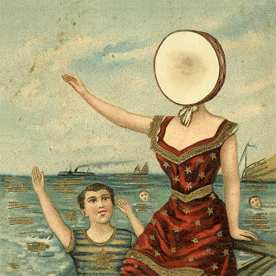 Neutral Milk Hotel, In The Aeroplane Over The Sea, cover, album, viyl, cover art, album art,
