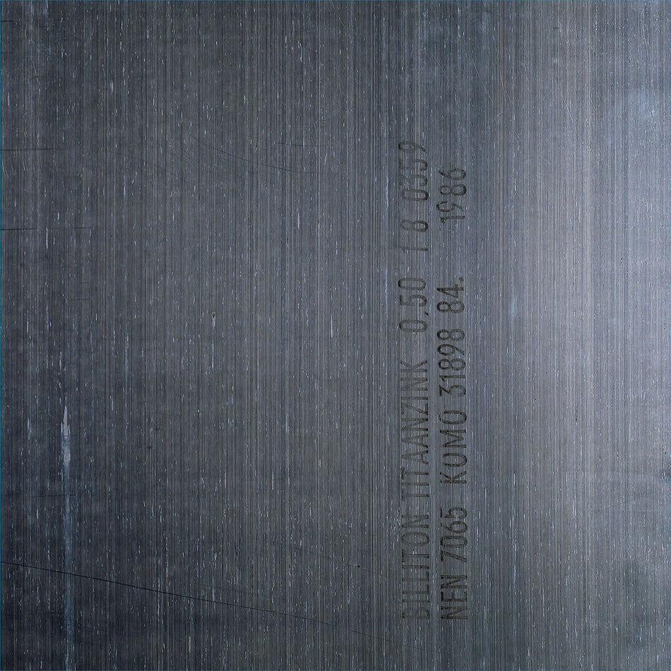 New Order - Brotherhood album cover, black vinyl 2024 remaster, Peter Saville titanium-zinc design art